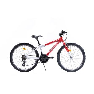 Bicicleta MTB Copii Pegas Mini Drumet 24'' Rosu Alb