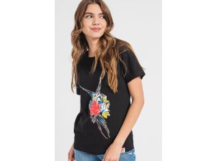 TRICOU CASUAL PASARE FLORI DAMA