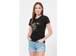 Tshirt Casual F Bicicleta Color Black