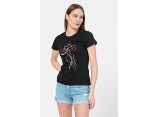 Tshirt Casual F Doamna Cu... Black
