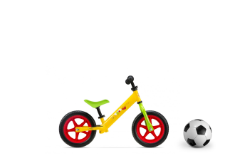 Bicicleta Copii fara Pedale - Metal -Winnie-the-Pooh