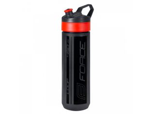 Bidon Force Loop 0.45L, Negru-transparent/rosu