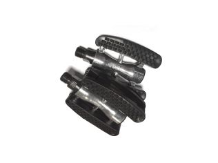 Pedale Pegas Wp-940-1 Alu Argintiu - Negru