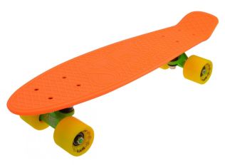 Penny Board Slv Neon 22 INCH portocaliu cu galben