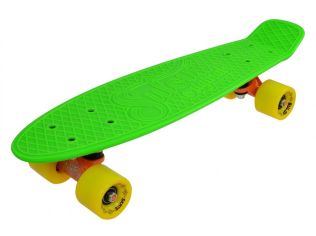 Penny Board Slv Neon 22 INCH verde cu galben