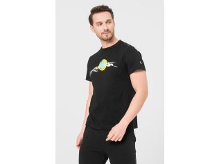 Tricou Casual Mana Bicicleta Barbati Black