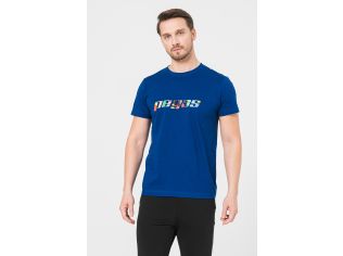 Tricou Logo Multicolor Barbati Royal Blue