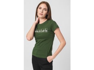 Tricou Multibike Pegas Femei Bottle Green