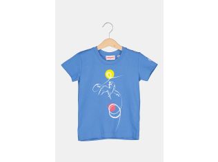 Tshirt Casual C Cal Pegas Azure