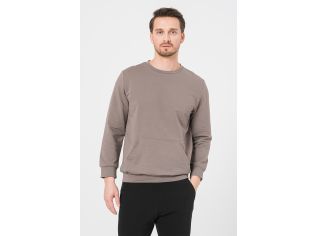 Bluza Coton Casual Barbati Taupe