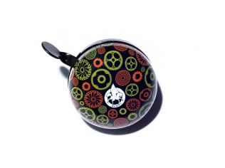 Sonerie pegas Ding-Dong. Verde cu Portocaliu