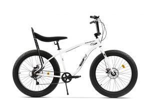Bicicleta Fatbike Pegas Cutezator EV Banana - Alb Perlat