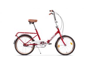 Bicicleta Pliabila Pegas Practic Retro Rosu Rubin