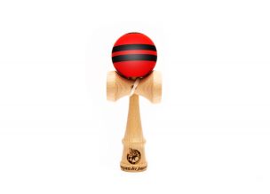 Kendama Samurai Lemn Fag Vopsea Mata Rosu