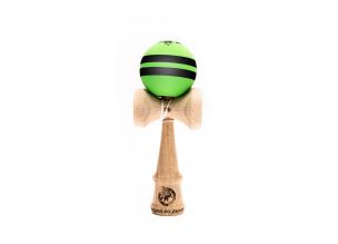 Kendama Samurai Lemn Fag Vopsea Mata Verde