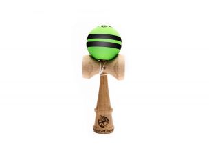 Kendama Samurai Lemn Nuc Vopsea Mata Verde