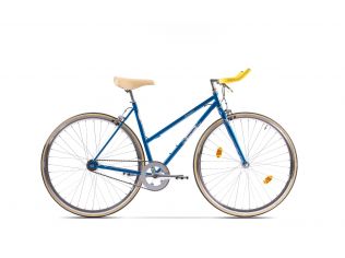 Resigilat Bicicleta Pegas Clasic 2S Bullhorn 50cm F Bleu
