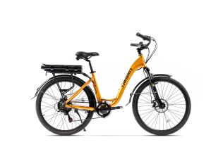 Bicicleta electrica Pegas Comoda Dinamic Galben Stup