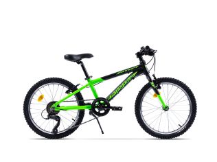 Bicicleta MTB Copii Pegas Mini Drumet 20'' Mtb Negru Verde 2022
