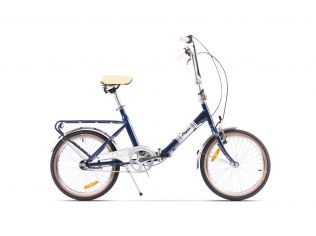 Bicicleta Pliabila Pegas Practic Retro Aluminiu Albastru Calator