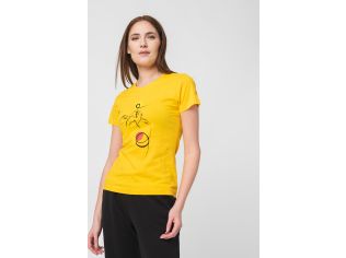 Tshirt Casual F Cal Pegas Yellow