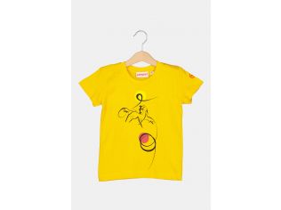 Tshirt Casual C Cal Pegas Yellow