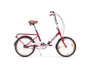 Bicicleta Pliabila Pegas Practic Retro Rosu Rubin