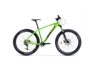 Bicicleta MTB Pegas Drumuri Grele Pro L Verde Neon