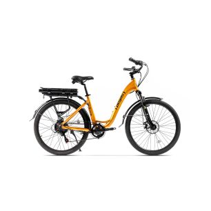 Bicicleta electrica Pegas Comoda Dinamic Galben Stup