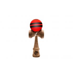 Kendama Samurai Lemn Nuc Vopsea Mata Rosu